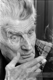 Nobel Prize winning author Samuel Beckett, Paris, 1986