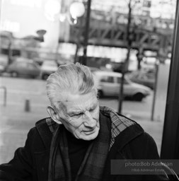 Nobel Prize winning author Samuel Beckett, Paris, 1986