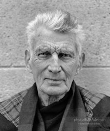 Nobel Prize winning author Samuel Beckett, Paris, 1986