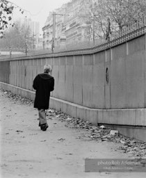 Nobel Prize winning author Samuel Beckett, Paris, 1986