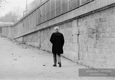 Nobel Prize winning author Samuel Beckett, Paris, 1986