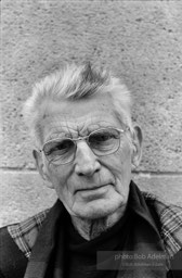 Nobel Prize winning author Samuel Beckett, Paris, 1986