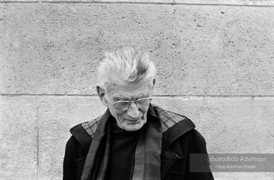 Nobel Prize winning author Samuel Beckett, Paris, 1986