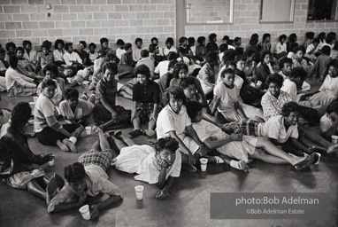 Young female protestors in detention, Birmingham 1963