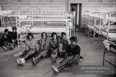 Young female protestors in detention, Birmingham 1963