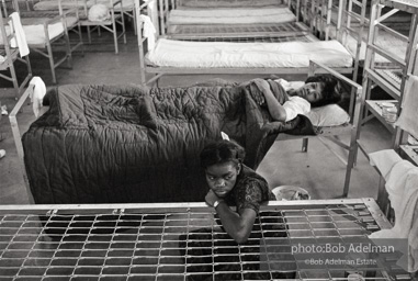 Young female protestors in detention, Birmingham 1963