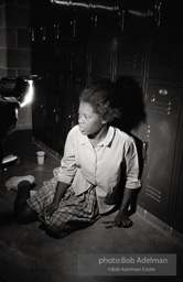 Young female protestors in detention, Birmingham 1963