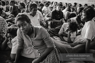 Young female protestors in detention, Birmingham 1963