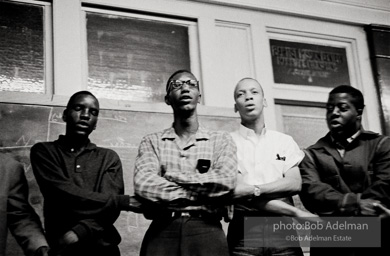 Young protestors meeting in the basement of the 16th Street Baptist Church. Birmingham, Alabama, 1963. Young protestors meeting in the basement of the 16th Street Baptist Church. Birmingham, Alabama, 1963.