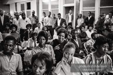 Young protestors meeting in the basement of the 16th Street Baptist Church. Birmingham, Alabama, 1963.