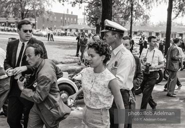 Demonstrator being arrested in downtown protests, Birmingham 1963