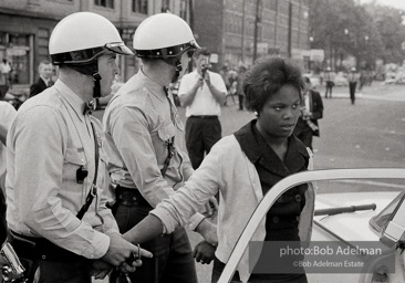 Demonstrator being arrested in downtown protests, Birmingham 1963