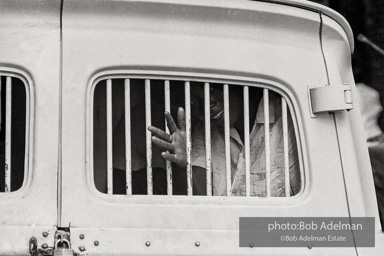 Paddy wagon with protesters arrested at Loveman’s department store, Birmingham 1963