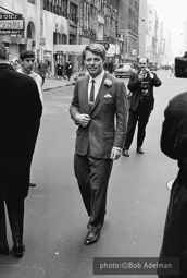 Senator Bobby Kennedy. St. Pactricks Day parade. 1966.