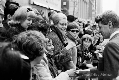 Senator Bobby Kennedy. St. Pactricks Day parade. 1966.