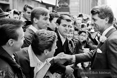 Senator Bobby Kennedy. St. Pactricks Day parade. 1966.