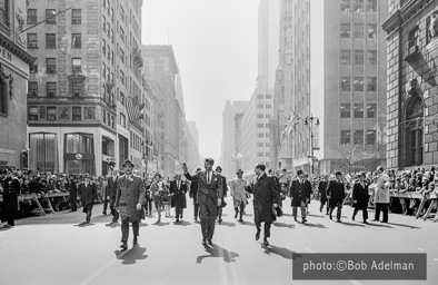 Senator Bobby Kennedy. St. Pactricks Day parade. 1966.