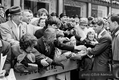 Senator Bobby Kennedy. St. Pactricks Day parade. 1966.