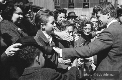 Senator Bobby Kennedy. St. Pactricks Day parade. 1966.