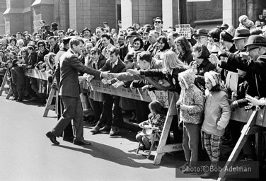 Senator Bobby Kennedy. St. Pactricks Day parade. 1966.