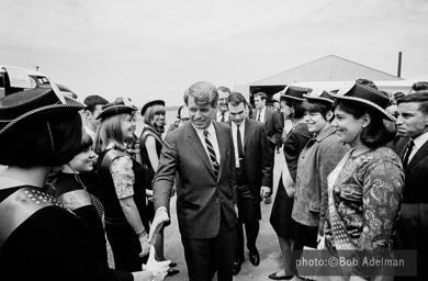Senator Bobby Kennedy, 1966.
