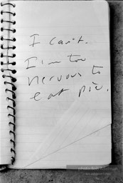 Carver’s notebook. (1989)
