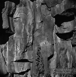 Indian Painted Rock, near Yakima, Washington. (1989)