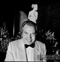 Aldo Bovero, owner of Aldo’s Restaurant, Sacramento, California. (1989)