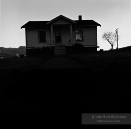 The house in Port Angeles, Washington, where Carver’s mother, Ella, lived. (1989)