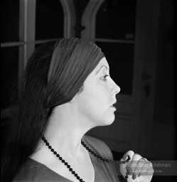 Tess Gallagher, front porch of the Maryland Avenue house, Syracuse, New York. (1989)