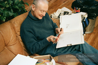 Roy Lichtenstein. Drawings for Chinese Landscape. 1996.-photo©Bob Adelman, artwork ©Estate of Roy Lichtenstein Roy Lichtenstein. Drawings for Chinese Landscape. 1996.-photo©Bob Adelman, artwork ©Estate of Roy Lichtenstein