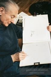 Roy Lichtenstein. Drawings for Chinese Landscape. 1996.-photo©Bob Adelman, artwork ©Estate of Roy Lichtenstein Roy Lichtenstein. Drawings for Chinese Landscape. 1996.-photo©Bob Adelman, artwork ©Estate of Roy Lichtenstein