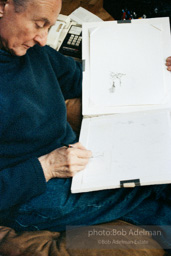 Roy Lichtenstein. Drawings for Chinese Landscape. 1996.-photo©Bob Adelman, artwork ©Estate of Roy Lichtenstein Roy Lichtenstein. Drawings for Chinese Landscape. 1996.-photo©Bob Adelman, artwork ©Estate of Roy Lichtenstein