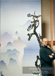 Landscape with Philosopher. Roy LIchtenstein. February 1996.-photo©Bob Adelman, artwork ©Estate of Roy Lichtenstein Landscape with Philosopher. Roy LIchtenstein. February 1996.-photo©Bob Adelman, artwork ©Estate of Roy Lichtenstein