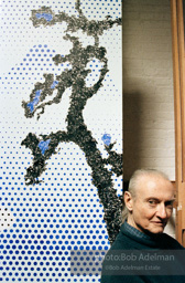 Landscape with Philosopher. Roy LIchtenstein. February 1996.-photo©Bob Adelman, artwork ©Estate of Roy Lichtenstein