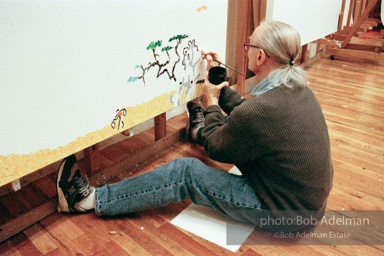 Roy Lichtenstein, Landscape with Scholar's Rock, 1996.-photo©Bob Adelman, artwork ©Estate of Roy Lichtenstein