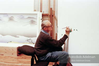 Roy Lichtenstein, Landscape with Scholar's Rock, 1996.-photo©Bob Adelman, artwork ©Estate of Roy Lichtenstein Roy Lichtenstein, Landscape with Scholar's Rock, 1996.-photo©Bob Adelman, artwork ©Estate of Roy Lichtenstein