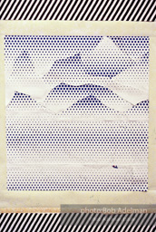 Roy Lichtenstein, Chinese Landscapes, 1996.-photo©Bob Adelman, artwork ©Estate of Roy Lichtenstein