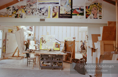 -photo©Bob Adelman, artwork ©Estate of Roy Lichtenstein