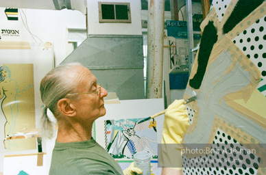 Roy Lichtenstein, Interior with Painting of Bather 1997.-photo©Bob Adelman, artwork ©Estate of Roy Lichtenstein