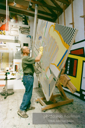 Roy Lichtenstein, Interior with Painting of Bather 1997.-photo©Bob Adelman, artwork ©Estate of Roy Lichtenstein