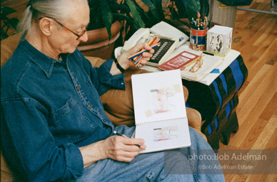 Roy Lichtenstein, Drawing for Interior with Glass Pitcher. 1997-photo©Bob Adelman, artwork ©Estate of Roy Lichtenstein