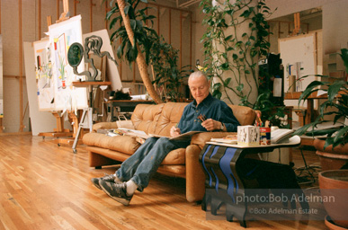 Roy Lichtenstein, Drawing for Interior with Glass Pitcher. 1997-photo©Bob Adelman, artwork ©Estate of Roy Lichtenstein