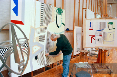 Roy Lichtenstein, Virtual Interior, 1996.-photo©Bob Adelman, artwork ©Estate of Roy Lichtenstein