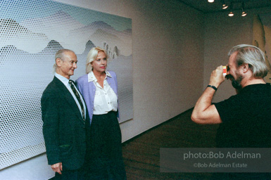 Roy Lichtenstein, Chinese Landscapes.-photo©Bob Adelman, artwork ©Estate of Roy Lichtenstein