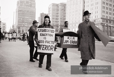 Bibulb family, Brooklyn chapter of the Congress of Racial Equality sit-in at P.S. 200. November, 1962.BE_01-07 001