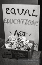 Bibulb family, Brooklyn chapter of the Congress of Racial Equality sit-in at P.S. 200. November, 1962.BE_01-29 001