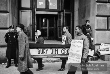 Bibulb family, Brooklyn chapter of the Congress of Racial Equality sit-in at P.S. 200. November, 1962.BE_05-02 002