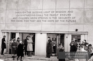 Bibulb family, Brooklyn chapter of the Congress of Racial Equality sit-in at P.S. 200. November, 1962.BE_06-15 001