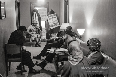 Bibulb family, Brooklyn chapter of the Congress of Racial Equality sit-in at P.S. 200. November, 1962.BE_07-16 001